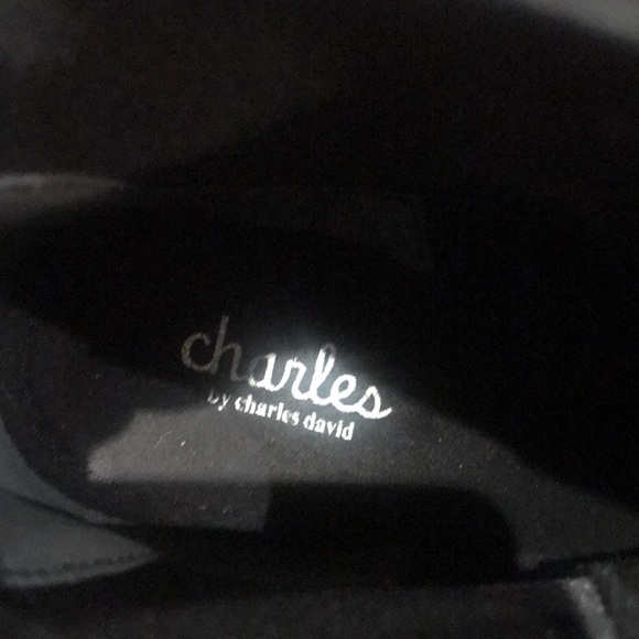 Charles by Charles David Booties - Black with stud trim Size 9 - Picture 3 of 4